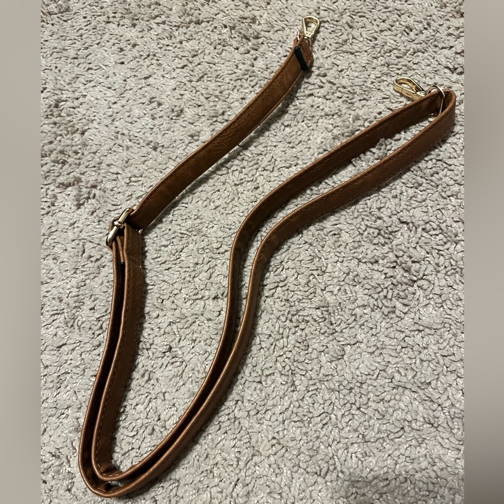 Brown Leather Bag Strap